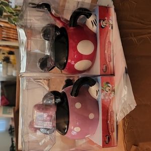 Minnie and Mickey Ceramic Mug with spoon